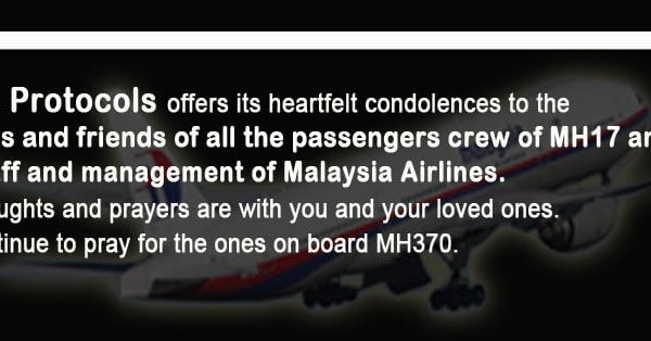 Our Heartfelt Condolences to the MH17 Victims